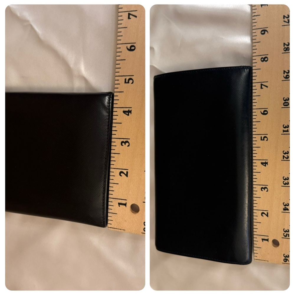 Ferragamo Black Saffiano Leather Continental Wallet – Moderate Wear - Picture 12 of 12